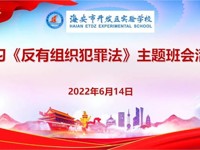 学习《反有组织犯罪法》 构筑校园安全新长城